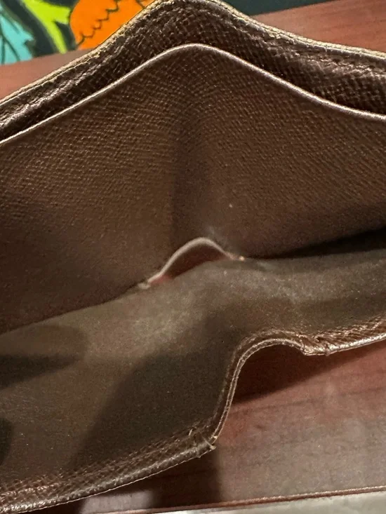 Louis Vuitton Damier Ebene Bifold Wallet – Made in France – 2002 - Picture 11 of 13